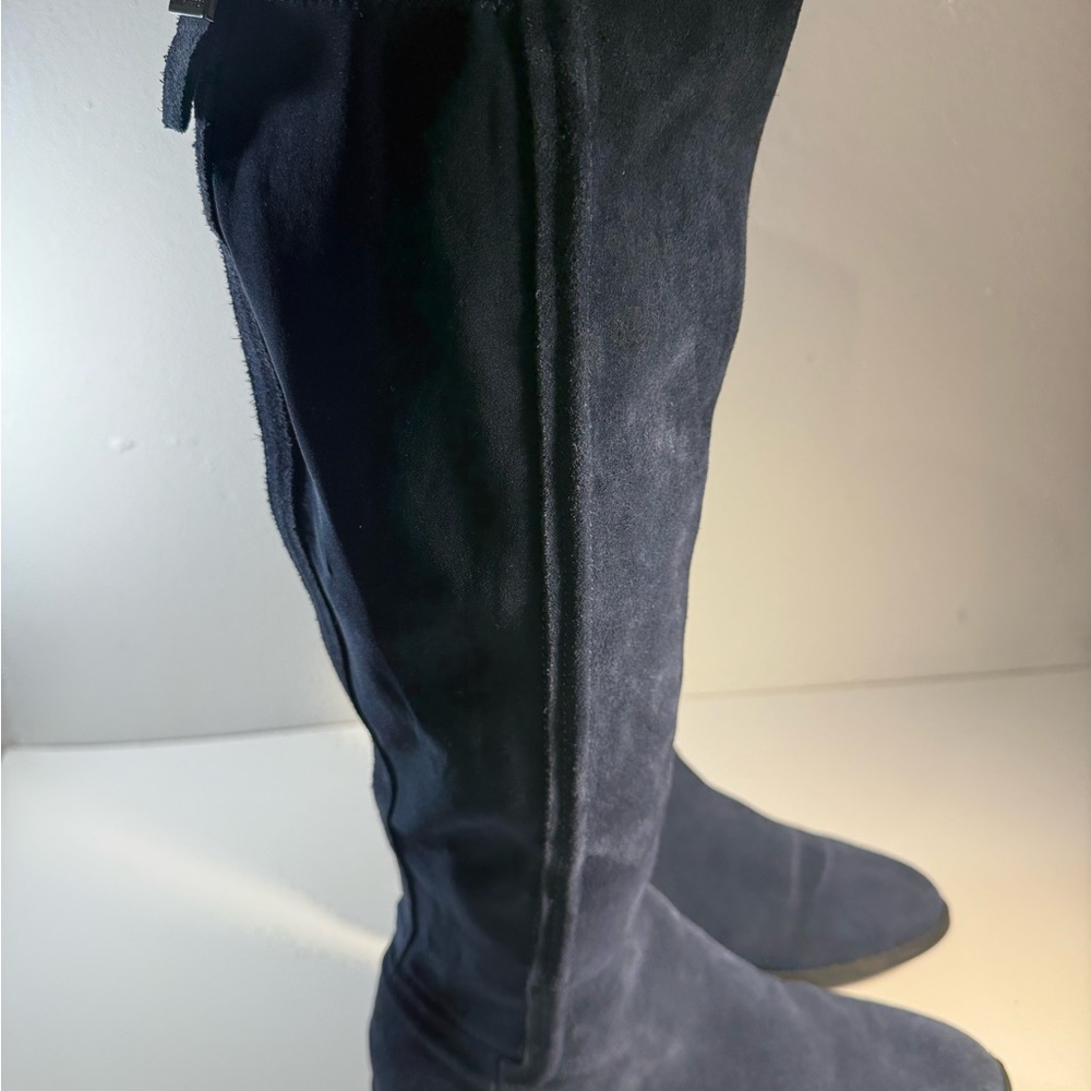 Marc Fisher Blue Suede Leather Boots Blue Size 6 1/2
